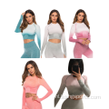 Hot Sale Vrouwen Lange mouw comfortabele yoga -kleding